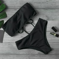 Ženski bezizražni bikini bikini visoki struk Split kupaći kupalište