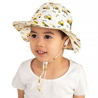 & Jul 50+ upf Podesivi mali toddler Boy Sun-Hat sa kaišem pamuk