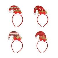 TureClos božićna šeširna zabava zadivljuju zanimljive odrasle djece obožavajući kostim Xmas Headdress