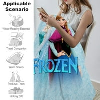 Smrznuta Olaf bacajte pokrivač, crtani 3D ispisane ćebe za vašu porodicu, flanel pokrivač pica. F
