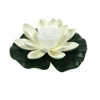 Papaba Lotus cvjetna svjetiljka, lažni lotos cvijet LED bazena Vrtni ribnjak plutajuća cvjetna svjetiljka