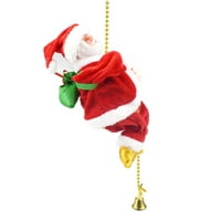 Beppter Božićni dekor Dekor Dekoracija Dekoracija Viseća božićna ornamenta Penjanje Santa Electric Santa