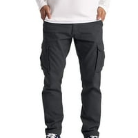 CLLIOS muške teretne pantalone plus veličina više džepova hlače na otvorenim vojnim hlačama atletski putnik teretna hlače