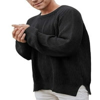Muška zima topli džemper casual loungewear džemper vrhovi dugih rukava pletena radna pulover pleteni