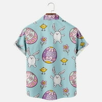 Easter Bunny Eggs Stylish Theme Polo majica Slim slatka majica za djevojčicu