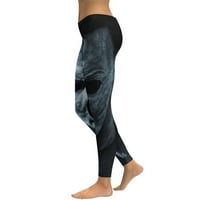 Michael Myers Halloween Žene Atletski nogavi Mekani visoko struk joga hlače za vježbanje za sport S