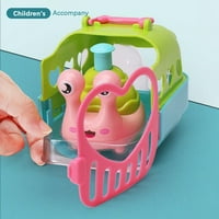 Bulestore Slatka kaveza puževa pritiskanje male igračke košarice Baby slatka kućna puževa edukativna