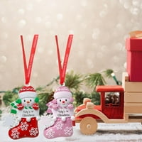 Outfmvch Božićni ukrasi Početna Dekor Božić Neutralna snježna lutka sa snijegom Božićno ukrašavanje