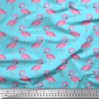 Soimoi plava pamučna proizvodna tkanina za ptice od tkanine na wide-a flamingo
