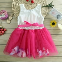 DMQupv Toddler Vintage haljina Dječja haljina Dječja čipka cvjetni cvjetni dječji spoj Tulle princeze