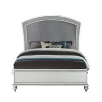 Sportaza Maverick Queen Bed, Fabric & Platinum 21800q