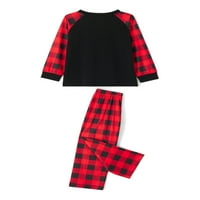 Treegren Božićne pidžame za obitelj podudaranje obiteljske božićne pidžame set PJS Holiday Xmas Obiteljske