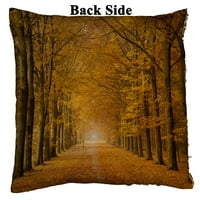 Lijepa jesenska traka u šumi reverzibilni sireni jastučni jastuk sa mirnim kosom kućni dekor