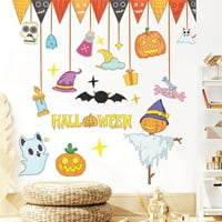 Trayknick zidna naljepnica Samoljepljiva vodootporna crtana dizajna puckin bat Halloween naljepnica kućni dekor