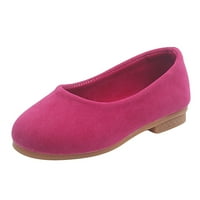 FVWitlyh Gilrs čizme kožne čizme za mališane ljetne i jesenske modne djevojke casual cipele pune boje