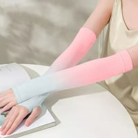 IOPQO rukavice rukavice ujedište gradijentne svilene rukave muškarci i ženske sunčane rukave na otvorenom
