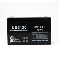 Kompatibilna Jork-Wide Svjetlo D2E baterija - Zamjena UB univerzalna zapečaćena olovna kiselina - uključuje