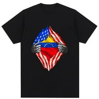 Super Venecuelanski Heritage Venezuela Roots USA zastava Flag Majica Grafički tees Žene Modne ženske
