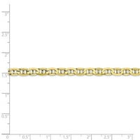 Ogrlica lanca sidrenih lanaca u stvarnom 10k žutom zlatu