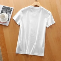 Ljubazni ljubavnik Isus Lover Grafički majica kratkih rukava sa modnim dizajnom, udobnim i trendi - ljetnim vrhovima za žene