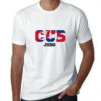 Kuba Judo - Olimpijske igre - Rio - zastava Muška siva majica