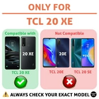 Oznaka tanka futrola Kompatibilan za TCL XE, zaštitni ekran stakla ukljn, digitalni propust, lagan, fleksibilan, mekan, SAD