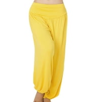 Noilla dame harem pant visoke struk joga hlače indijski hipi pantalone žene duge dno širine noge pantalone