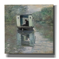Epic grafiti 'The Studio Boat' by Claude Monet, Zidna nagrada Giclee Platno, 26 X30