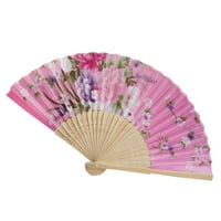 Exywaves Vintage bambus preklopni ručni ventilator cvijeća kineski plesni partijski džepni pokloni