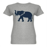 Minimalistička majica u obliku slona žene -Image by Shutterstock, ženska x-velika