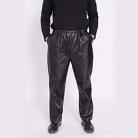 Muške PU pantalone labave ravne vjetrootporne tople vodootporne radne odjeće