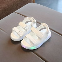 Utoimkio Kids Sandals Cleance ispod $ Ljetne sandale Dječja LED lampica cipele plaže cipele šuplje prozračne