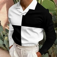 Ketyyh-Chn Pamučna polo majica za muškarce Muški suvi fit Golf polos tone vlage Wicking casual polo