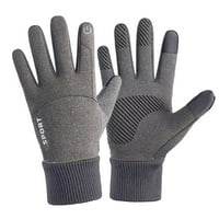 Yubnlvae rukavice zime sa kopčom za jahanje ženske i rukavice plus baršunasto toplo n na kliznim rukavicama