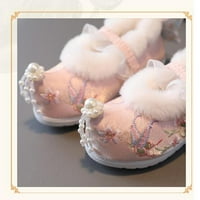 CAICJ TODDLER cipele za djecu izvezene cipele Hanfu cipele zimske cipele plišane zadebljane pamučne
