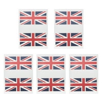 Zastava Privremene naljepnice Naljepnice Ujedinjeno Kraljevstvo Tittoos Union JackBody Face British