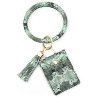 Keusn velika narukvica na narukvicu za ključeve tastera Tassel Bangle Key prsten za prsten s novčanikom