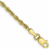 10k žuto zlato D C Četverokrevetni lanac uže za kućište u Peru 10QT018-10