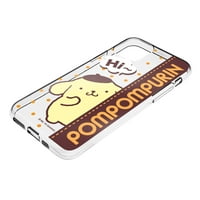 iPhone Pro Case Sanrio Clear TPU meka Jelly Cover - bok pompompurin