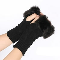Knosfefe hladno vrijeme elastične manžetne rukavice zimske rukavice na otvorenom hladno vrijeme Fau