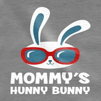 TStars Boys unise Uskršnje praznične majice Mommy's Hunny Bunny Cool Easter Bunny slatka djeca sretne uskrsne majice za majicu za djecu za djecu