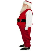 Žene Muškarci Santa Claus kostim Velvet Santa odijelo Božićne odjeće za zabavu za odrasle
