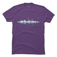 Music City Muss Purple Graphic Tee - Dizajn od strane ljudi S