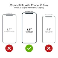 Razlikovanje Custom kožnom naljepnice Kompatibilan je s Otterbo Commuter za iPhone XS MA - Bijele i