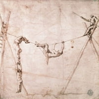 Akrobate na labavoj žici Jusepe de Ribera, 1591- Poster Print