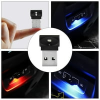 Auto USB ambijentalna lagana automobila mini USB Light USB LED unutrašnjost automobila