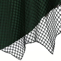 Meichang ženske gotičke haljine bez rukava jedno rame Vintage neregularne maxi haljine mrežaste patchwork