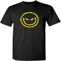Grafički tees sretan lice Smile Slatka 80-ih miroljubivi vibracija pozitivnih emotikona majica