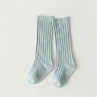 Čarape za djecu s niskim rezom dječje dječje djevojke srednje čarape luk rebraste duge čarape ruffled