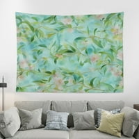 Cvjetna tapiserija Retro cvjetna biljka Print Tapisestry Wall Viseći za spavaću sobu Dnevni boravak